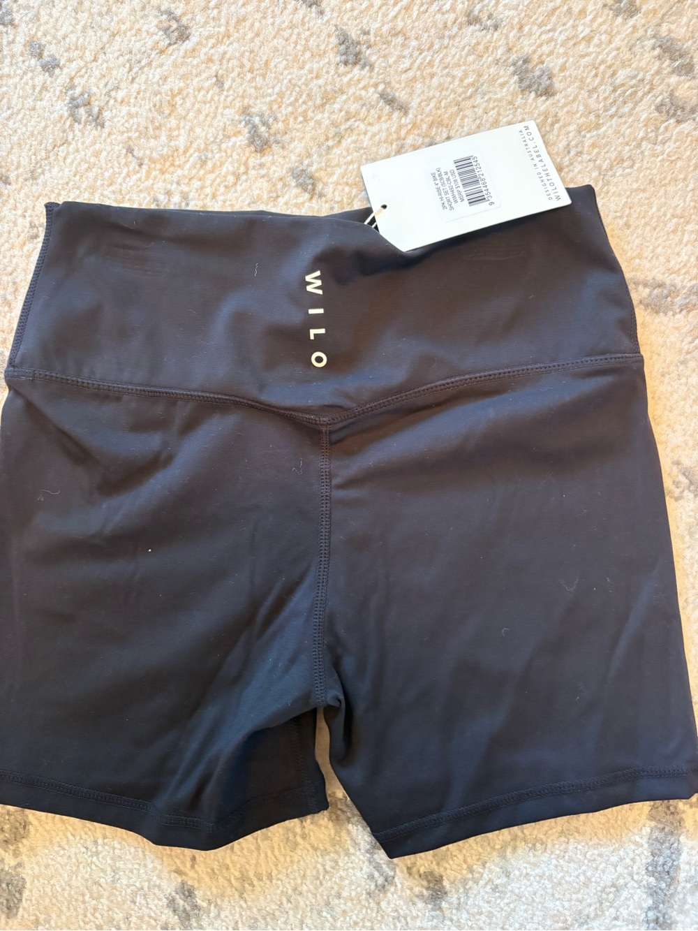 Wilo The Label NWT High Rise Black Bikers - Size Lg